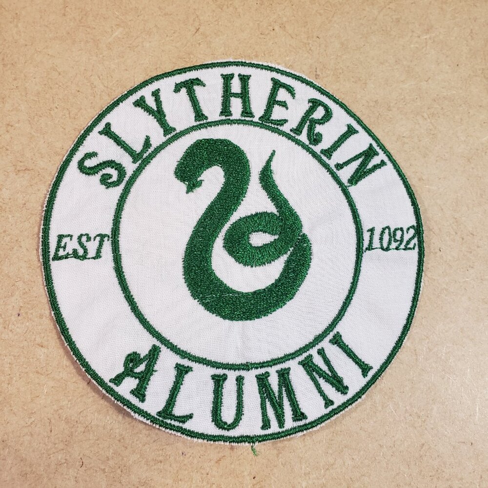 Slytherin Alumni Iron-On Patch (2/$12 or 5/$22)